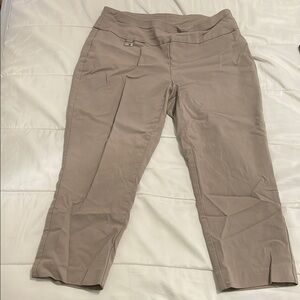 Alfani Beige Cropped Pants Women’s petite size 4